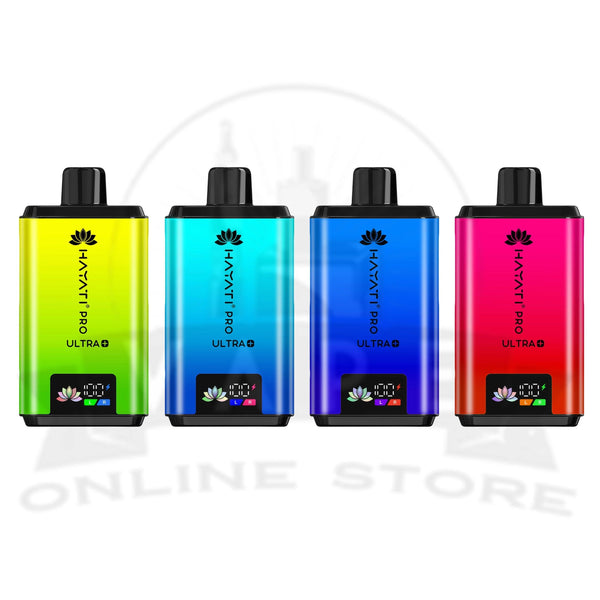 Hayati Pro Ultra Plus Prefilled Pod Kit 25000 Puffs 20mg - BOX OF 5 PACKS