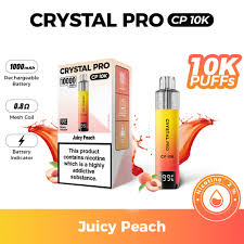 Crystal Pro CP 10K Vape Kit 20mg - Prefilled Pod 10000 Puffs Mesh Coil MTL Sleek (Box offer) Pack of 5 pcs