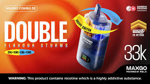 RELX MAXGO Combo 33K Prefilled Pod Kit Rechargeable Reusable BOX OFFER (3 X Pack )