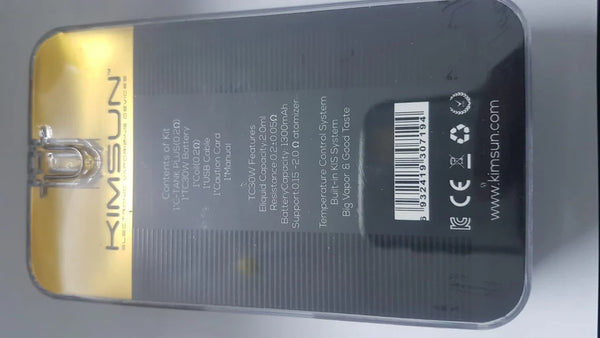 Kimsun TC 30W Mini Kit 1300 mah battery With tank Plus