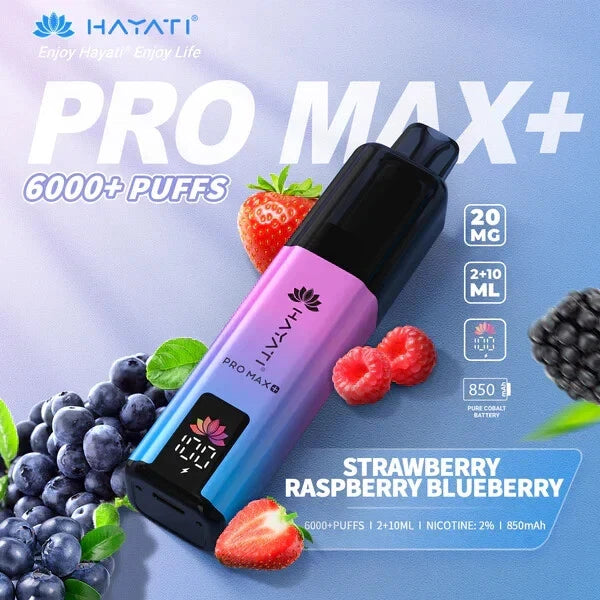 Hayati Pro Max Plus 6000 Prefilled Vape kit BOX OF 5 PC Success