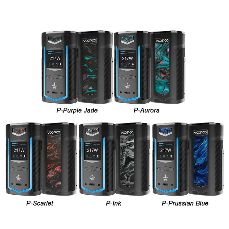 VooPoo X217 TC Box Mod Royal Vape VooPoo X217 TC Box Mod Royal Vape