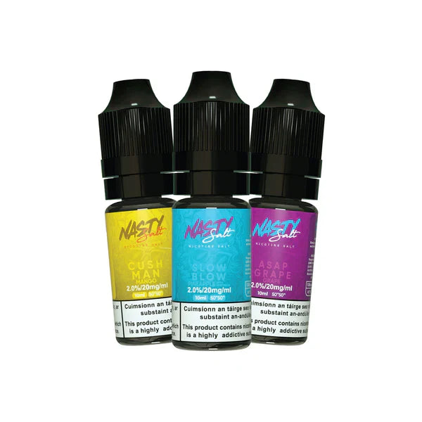 Nasty Nic Salts 10ML E Liquid 10MG & 20MG Vape Juice 50VG 50PG Royal Vape Nasty Nic Salts 10ML E Liquid 10MG & 20MG Vape Juice 50VG 50PG Royal Vape