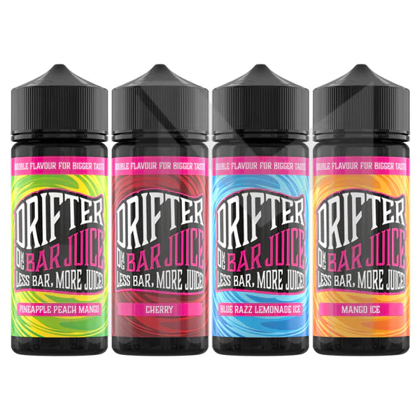 Drifter bar salts 100ml 50/50 Flavours