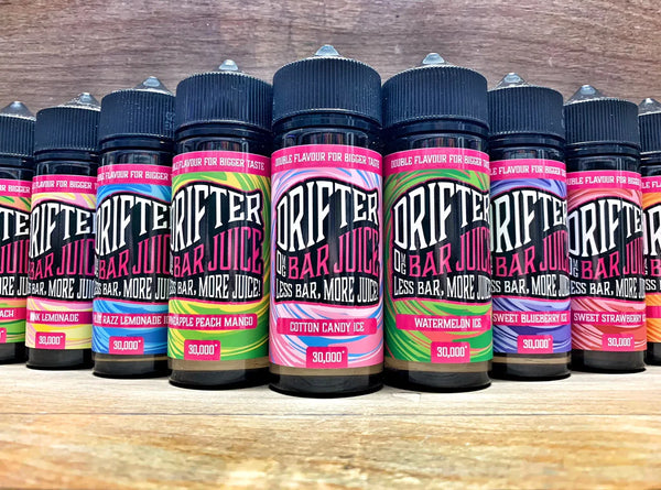 Drifter bar salts 100ml 50/50 Flavours
