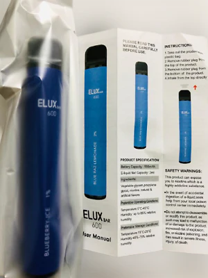 ELUX BAR Disposable Vape blueberry ice