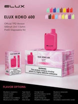 Elux_KOKO_600_puffs_disposable_pod