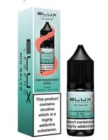 Elux Nic Salt 10ml E Liquid Vape Juice- Elux Salts 50VG/50PG with 10 mg & 20 mg. TPD UK