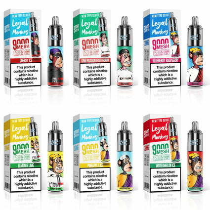 LEGAL MONKEY 9000 DISPOSABLE VAPE KIT 20MG