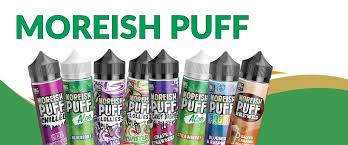 MOREISH PUFF ALL SERIES E LIQUID VAPING JUICE 100ml 0mg TPD