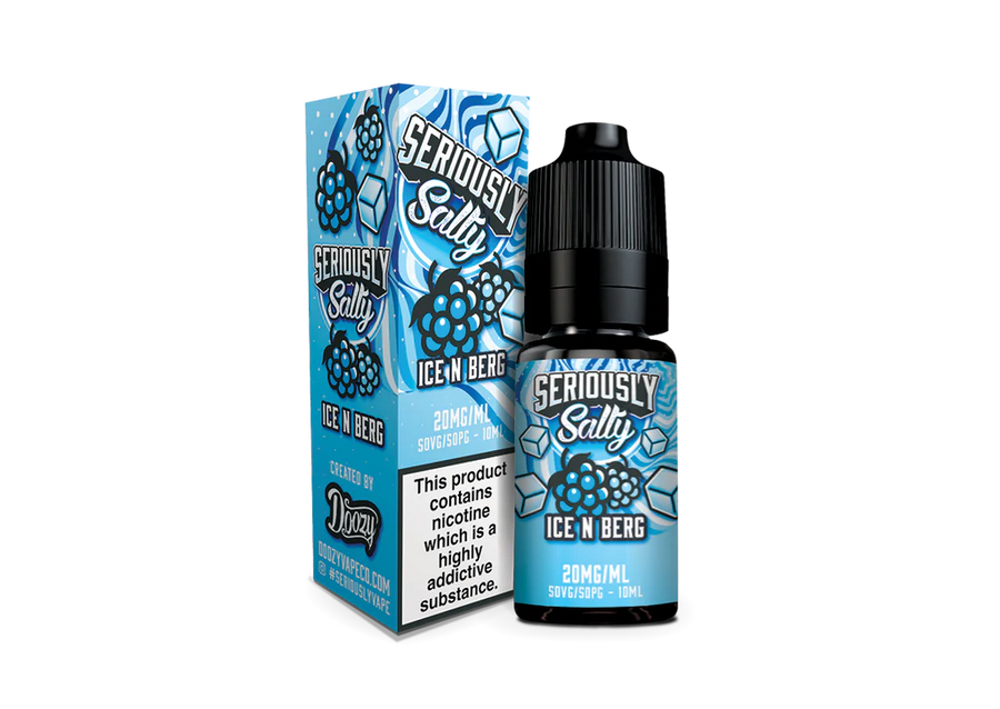 Seriously Salty Nic Salt 10ml PG VG Ratio is 50% VG / 50% PG