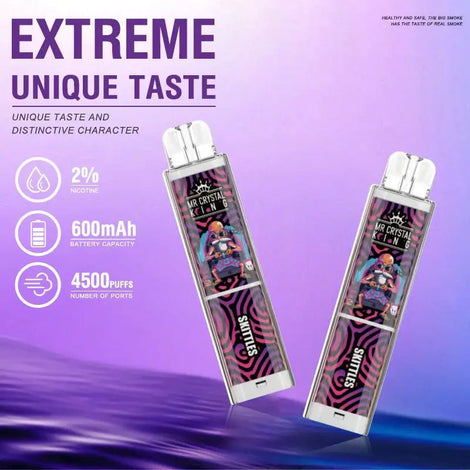 Mr Crystal King Disposable Vape 4500 Puffs Watermelon Ice