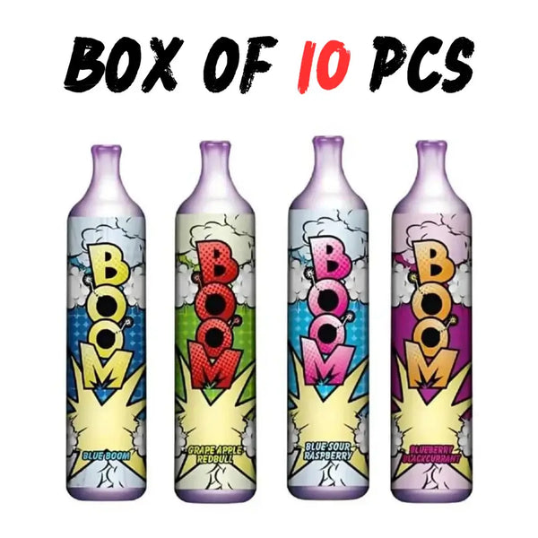 Boom Disposable Vape 4000 Puffs Pack of 10