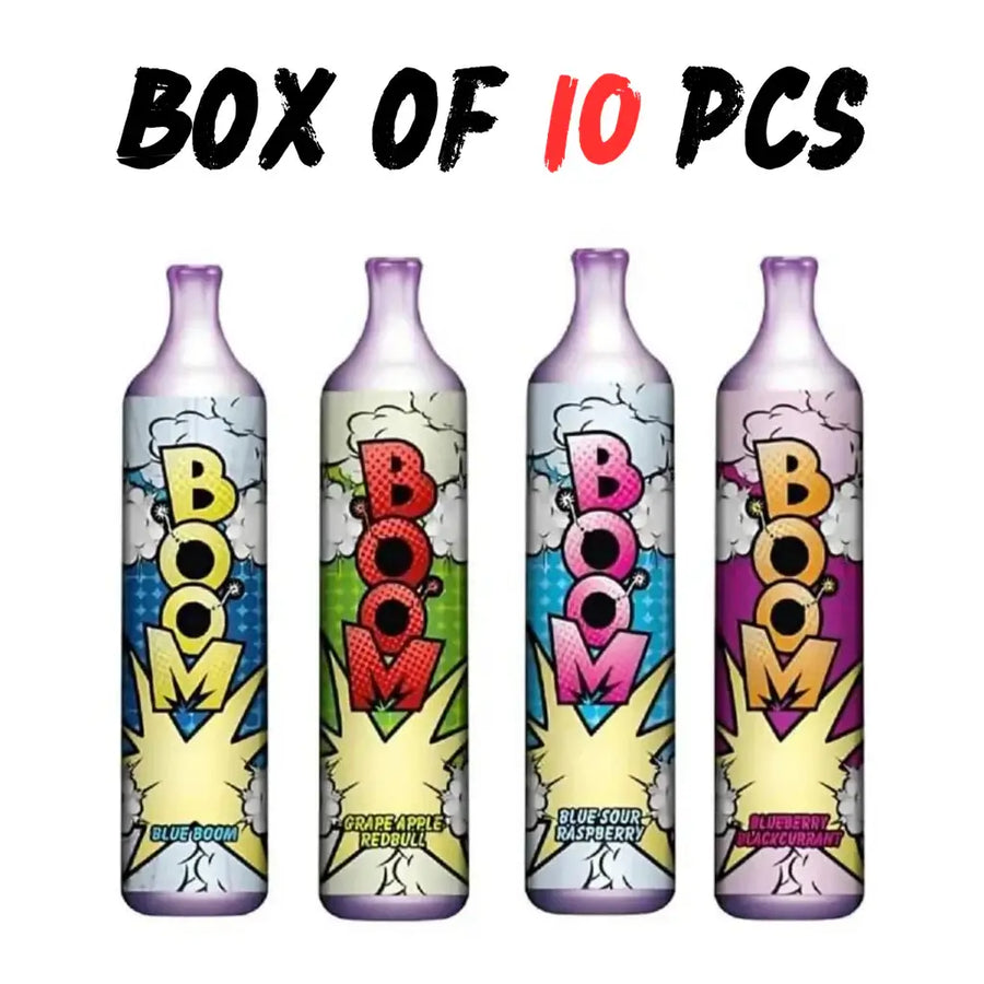 Boom Disposable Vape 4000 Puffs Pack of 10