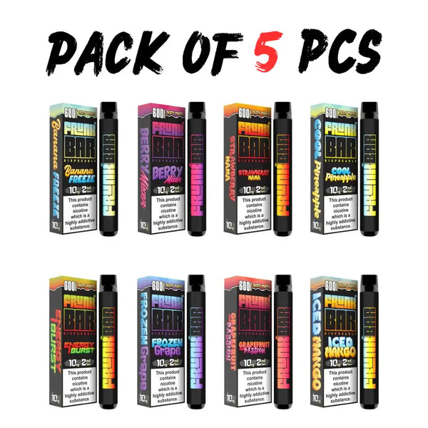 Frunk Bar Disposable Pod Device Mesh Coil-Pack of 5