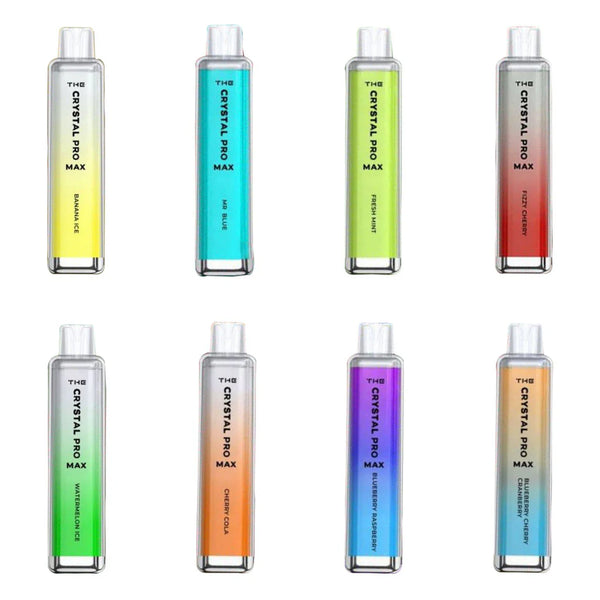 The Crystal Pro Max 4000 Puff Disposable Vape Pod Device