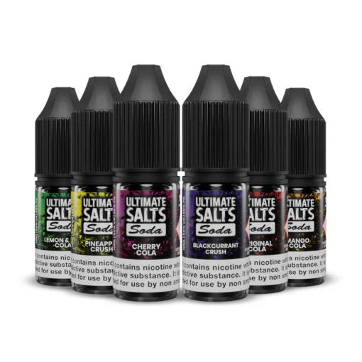 Ultimate Salts Vape Juices Puff Flavoured Nic Salt 10ml 20mg amd 10 mg