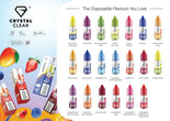 Crystal Clear Juice Bar Nic Salts 10ml – 10mg and 20mg TPD UK