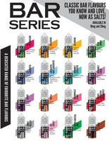 Bar Series Nic Salts 10 mg 20mg , 10 ml , 50/50/ VG PG