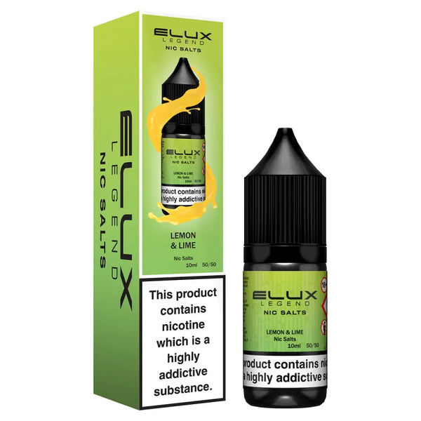 Lemon & Lime Nic Salt E-Liquid by Elux Legend 10ml