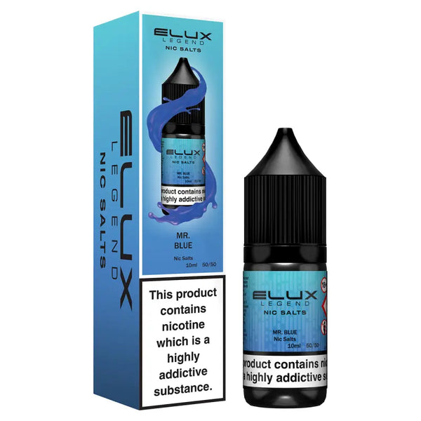 Mr Blue Nic Salt E-Liquid by Elux Legend 10ml - 20mg