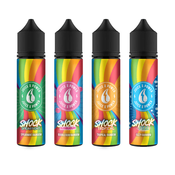 SHOCK SPEARMINT SHORTFILL E-LIQUID BY JUICE N POWER 50ML Juice N Power | 50ml Short fill |0mg | No Nicotine